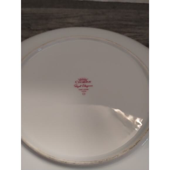 Creative Fine China Royal Elegance 9 1/4” Dinner Plates Japan - Picture 6 of 6